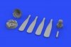 Eduard 648488 P-51D Hamilton Standard uncuffed propeller 1/48 EDUARD